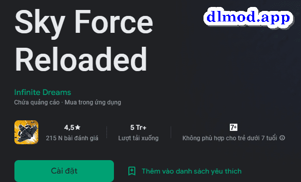 Sky force reloaded mod