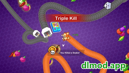 worms merge idle&io zone game mod